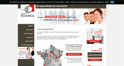 Desktop Screenshot of hexapage.fr